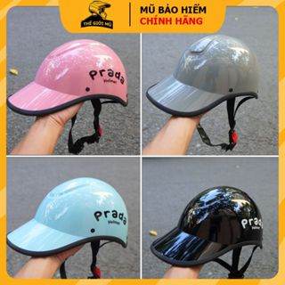 Mũ bảo hiểm thời trang PRADA khoét sau- Mẫu Mới 2025 cho Nam Nữ đủ màu cao cấp