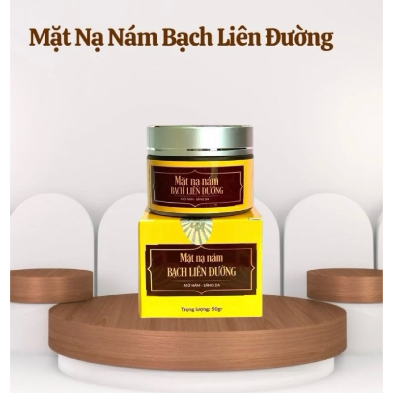 Mặt nạ Nám  Bạch Liên Đường (Lọ vàng)