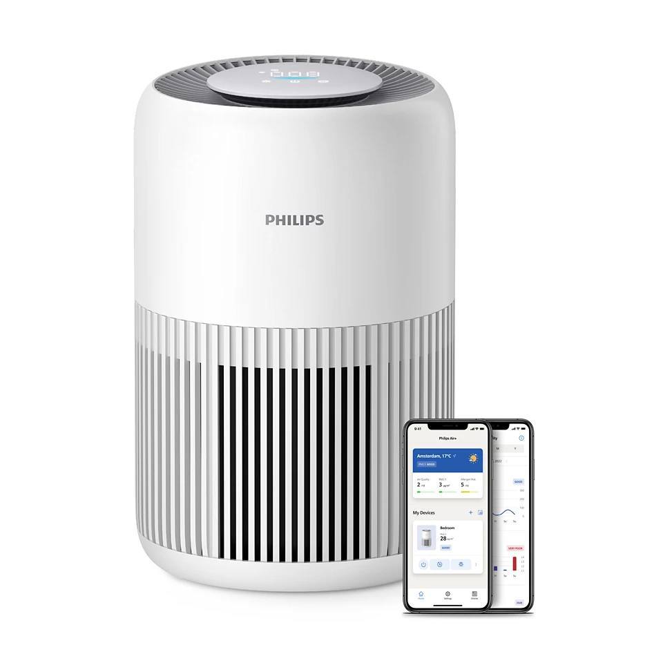 Máy lọc không khí Philips AC0950/10 màu trắng dùng cho phòng lên đến 65 m²