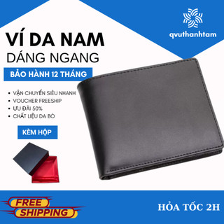 Ví Nam Da Thật Đẹp | Bóp Da Bò Đựng Tiền - Thẻ Minni Phối Thắt Lưng | TRONBO