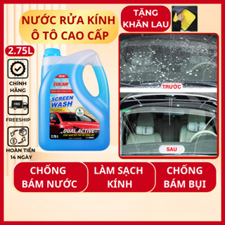 Nước Rửa Kính Ô Tô Cao Cấp Chính Hãng Focar, Screen Wash 2.75L, Chống bám nước, làm sạch kính xe hơi