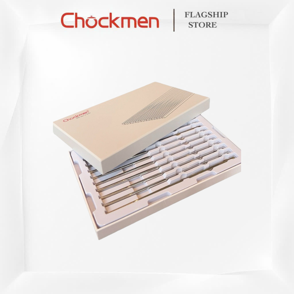 [RẺ VÔ ĐỊCH] Đũa CHOCKMEN Inox 18/10 Thiết Kế Vân Chống Trơn Trượt Đũa Ăn Xào Nấu Không Mốc An Toàn Cho Sức Khoẻ