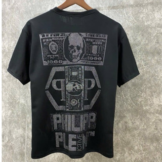 Áo thun Philip Kim tuyến cổ tròn, chất liệu thun cotton poly co giãn, thời trang boy phố trẻ trung năng động