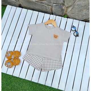 Bộ muslin dễ thương cho bé [ hàng thiết kế]