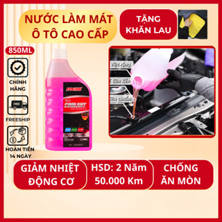  Nước Làm Mát Động Cơ Ô Tô Cao Cấp Chính Hãng Focar Red Coolant 850ml,Giảm nhiệt động cơ,chống ăn mòn 