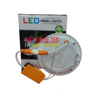Combo 4 Đèn Led Panel Âm Trần 6W Tròn Phi 100