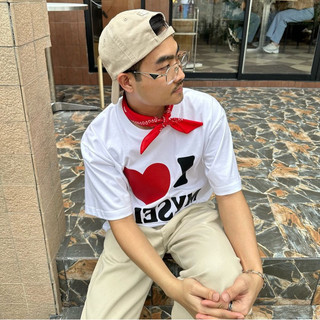 [HÀNG MỚI VỀ] Áo Thun Boxy Nam Nữ I LOVE cotton 250gsm Phong Cách Teen Mỹ - PRETTYBOY