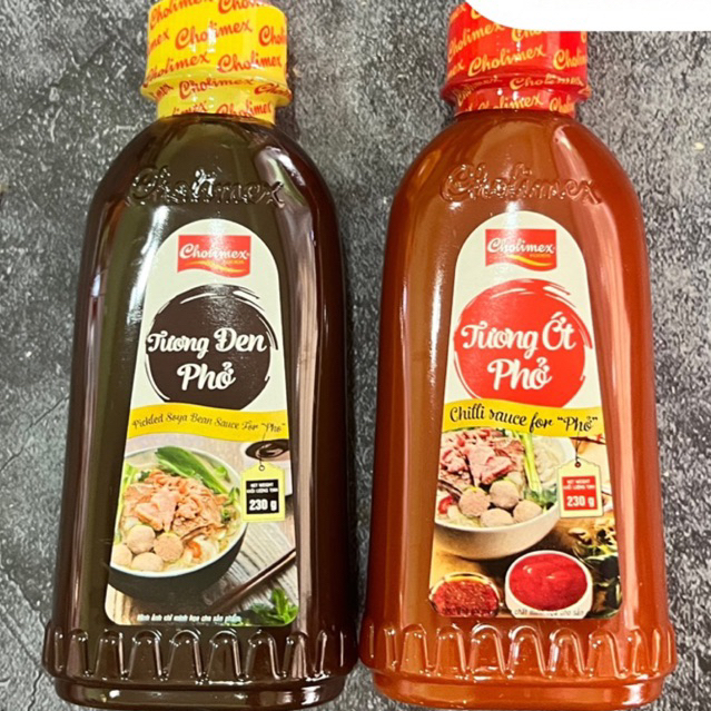 [chay/mặn]TƯƠNG ĂN PHỞ (đen-ớt) Cholimex (230gr/500gr)