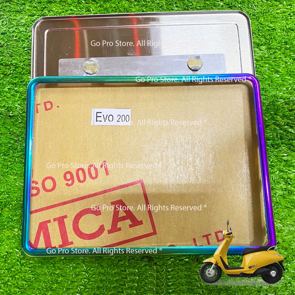 Khung Biển Số Xe Điện VinFast EVO 200 INOX D5153