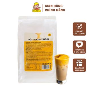 Bột Kem Trứng Vàng - Tem Tiếng Việt Chính Hãng TenTen Food Gói 1kg | TENTEN