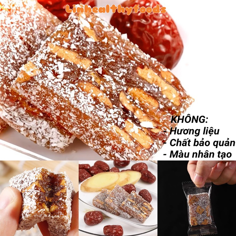 Bánh Gừng Táo Đỏ Không Đường Dinh Dưỡng