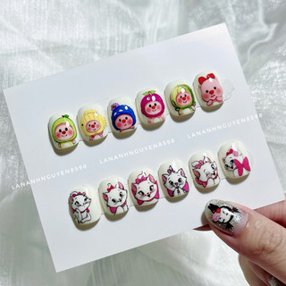 Sticker dán móng 5D Hoạt hình, Hello kitty