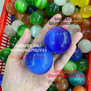 Bi cầu đá mắt mèo 5cm