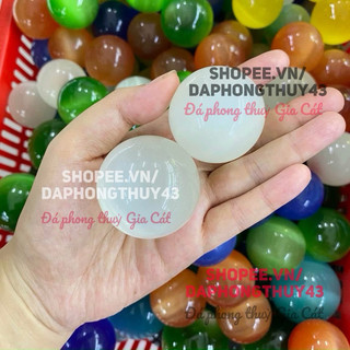 Bi cầu đá mắt mèo 5cm
