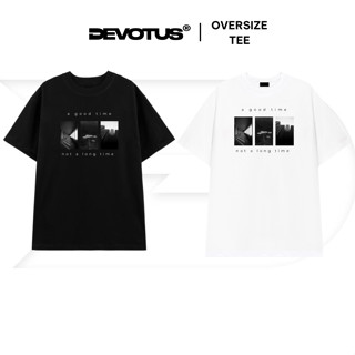    OUTLET   Áo thun form Oversize Local Brand Unisex Devotus Premium 100% Cotton  Fullbox - A good time. 