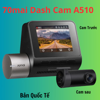Camera hành trình 70mai  A510 Dash Cam 3K HDR - Phiên Bản quốc tế, hỗ trợ Tiếng Việt,
