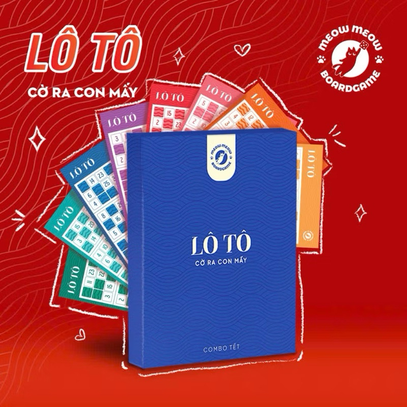 Bộ cờ Lô Tô - LOTO - Cờ Loto giải trí - LoTo loại đẹp - đồ chơi Lô tô - Boardgame.