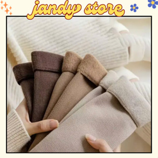  Set tất vớ nam nữ cổ cao chất liệu cotton dày dặn lót lông nỉ giữ nhiệt siêu ấm tông màu pastel mã T10 