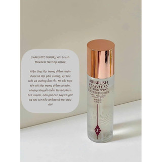 Set xịt makeup và son màu Pillow Talk Charlotte Tilbury Flawless Look