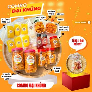 [ĐẠI KHỦNG A8] SET COMBO BÁNH TRÁNG PHƠI SƯƠNG HỦ RUỐC LỚN ỚT RIM XANH KÈM BƠ PHÔ MAI HOT TREND NHÀ PACO FOOD-đồ ăn vặt