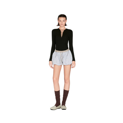 làminapparel - MIXED WAIST PUMPKIN SHORTS