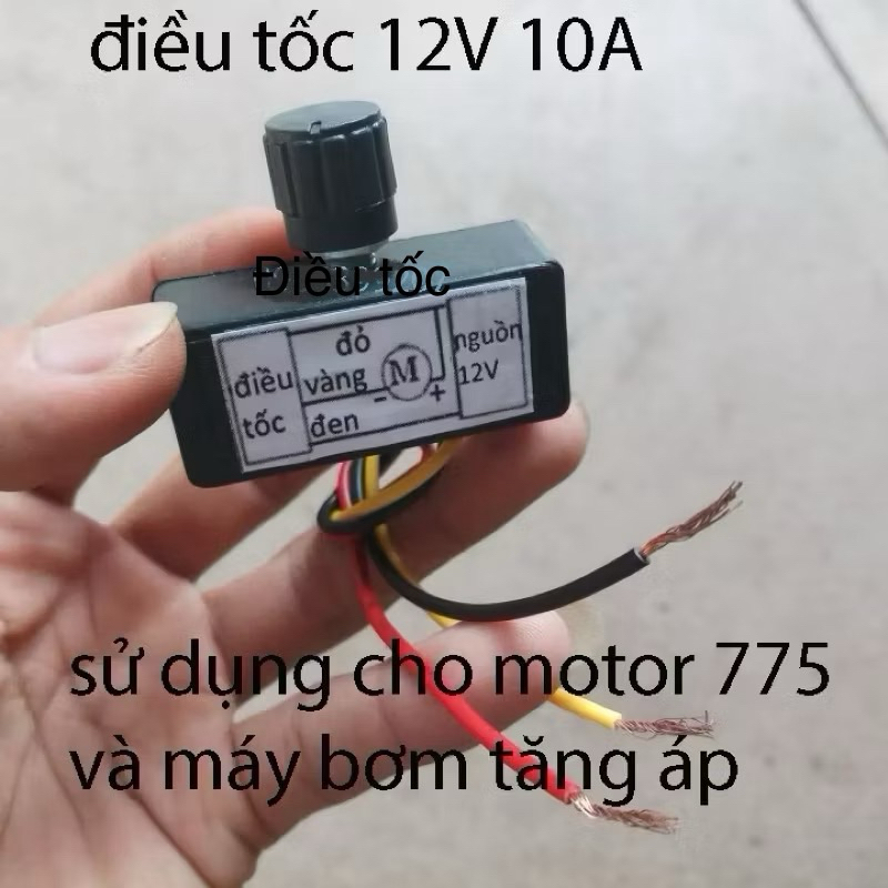 điều tốc 12v 10a dùng cho máy bơm mini