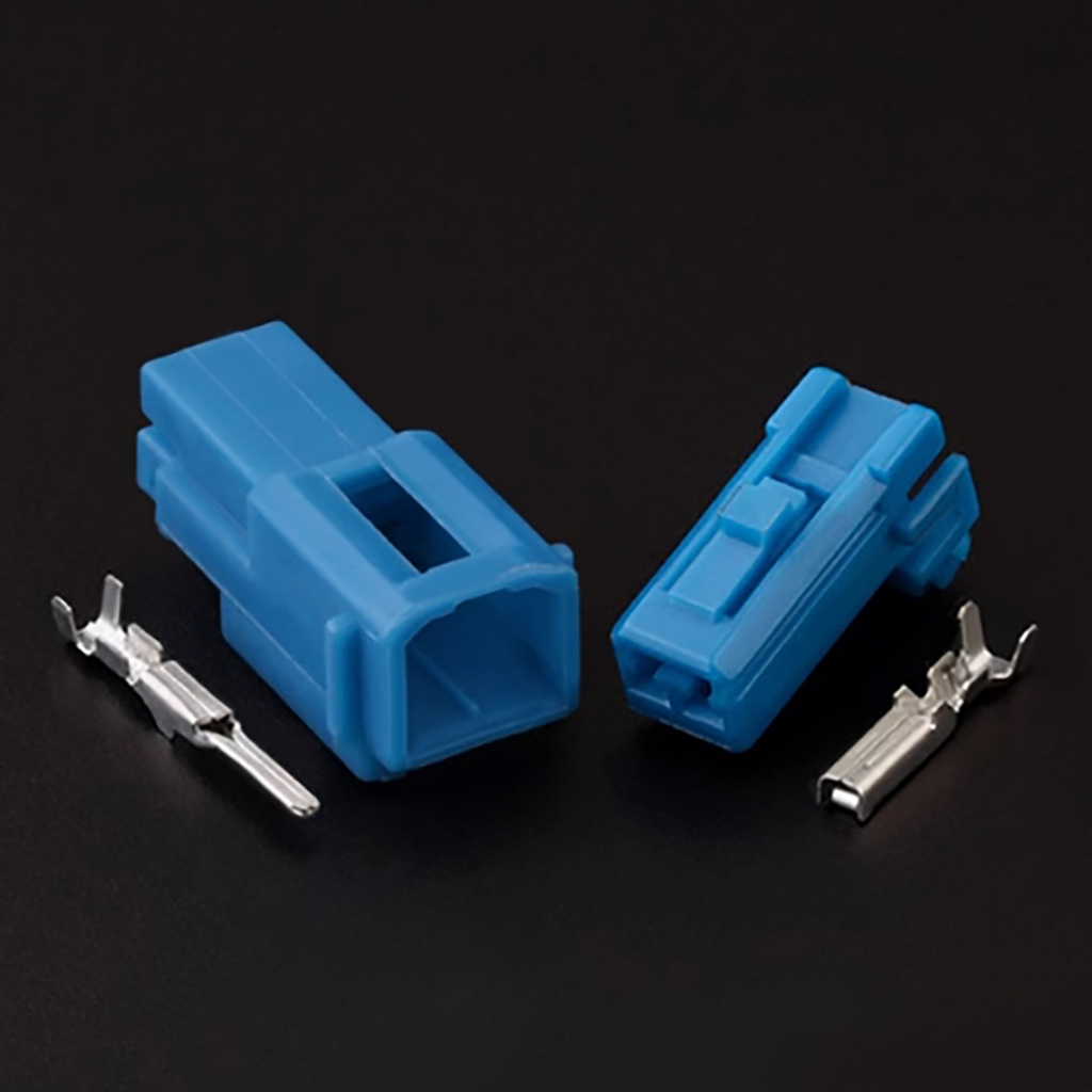 Jack điện cấp nguồn loa xe JA5 2 pin