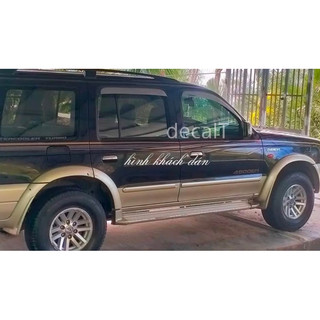 Tem Dán Sườn Xe Ford Everest