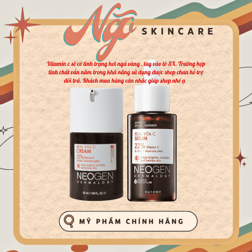 Tinh Chất & Kem Dưỡng Trắng Mờ Thâm Neogen Dermalogy
