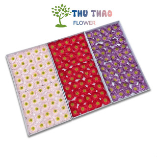  Hoa sáp poppy anh túc dùng để bó hoa quà tặng ý nghĩa  50 bông  