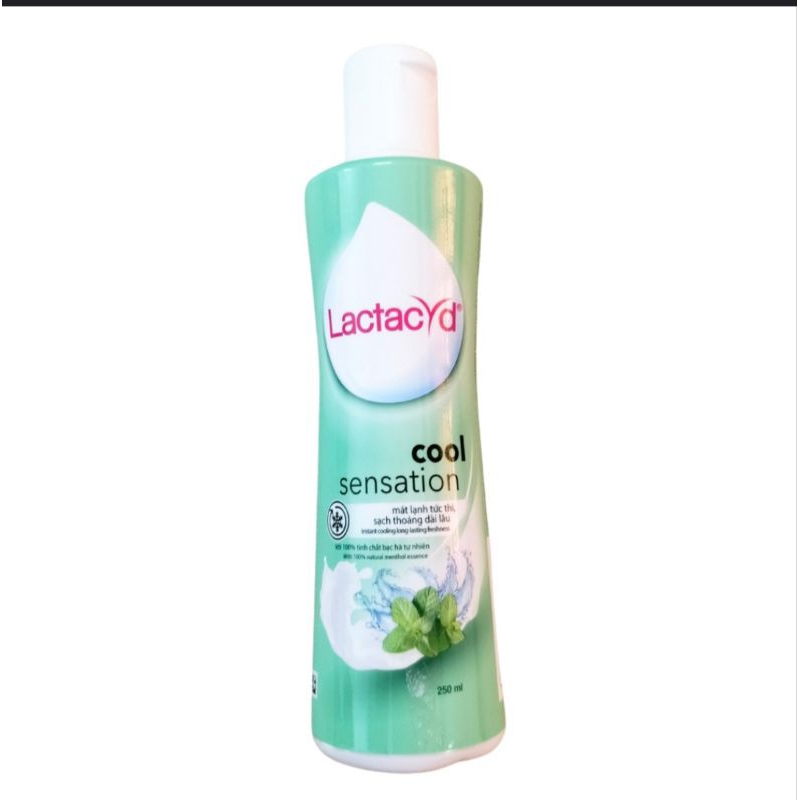 Dung dịch vệ sinh Lactacyd Cool 250ml tinh chất bạc hà mát lạnh tức thì