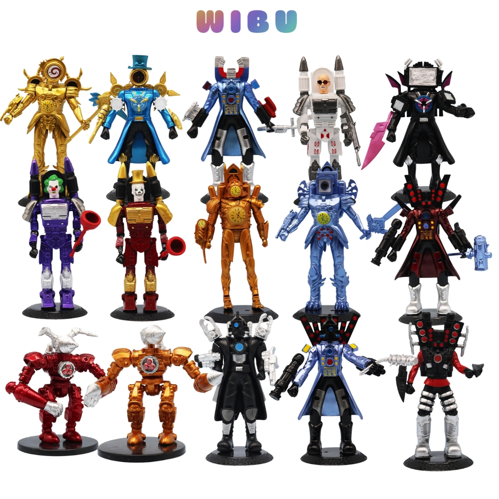 Mô Hình Skibidi Toilet - Tổng Hợp Mô Hình Skibidi Toilet - Figure Skibidi Toilet - Wibu