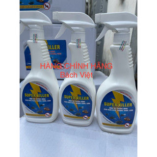 Bình Xịt Ruồi Gián Super Killer Chai Lớn Cho Người Và Vật Nuôi 530ml