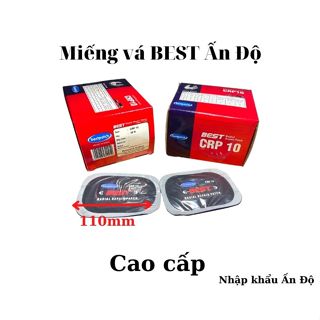 Miếng vá vỏ, vá lốp xe tải, xe oto, máy cày bố kẽm BEST (CRP 10HD) 85x60mm, dùng để vá HÔNG