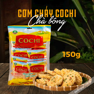 Cơm cháy Cochi CHÀ BÔNG - túi 10 gói 150G Đặc sản Đại Long Ninh Bình cao cấp