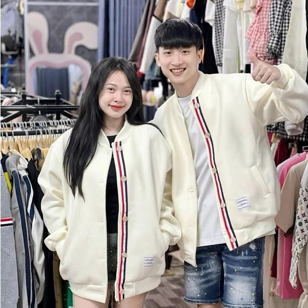 Áo Khoác Bomber Thome Dáng Croptop Áo Khoác Ngoài Cadigan Siêu Xinh, Áo Khoác Cadigan Thome Siêu xinh cực hot 2024