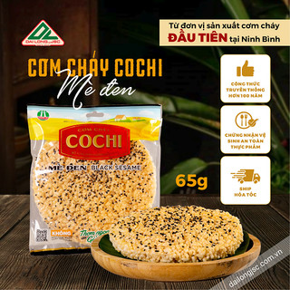 Cơm cháy Cochi MÈ ĐEN 65g - Đặc sản Ninh Bình Đại Long