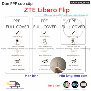 Dán PPF dành cho ZTE Libero Flip loại trong, nhám mờ cho màn hình, mặt lưng giúp bảo vệ điện thoại chống trầy xước