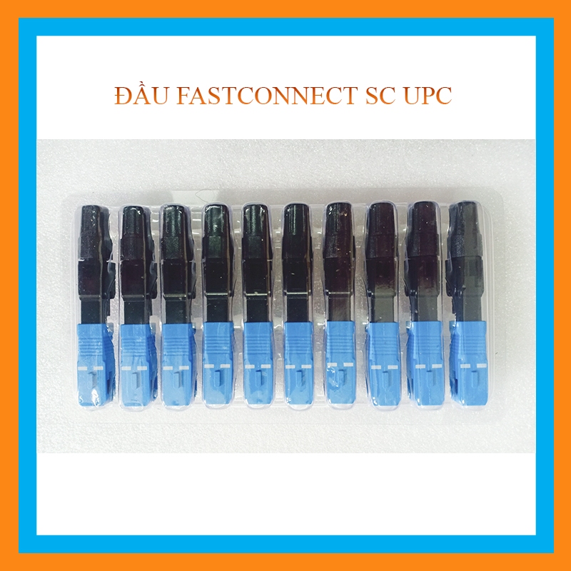Hộp 10 bộ đầu kết nối quang nhanh SC/UPC Fast Connector