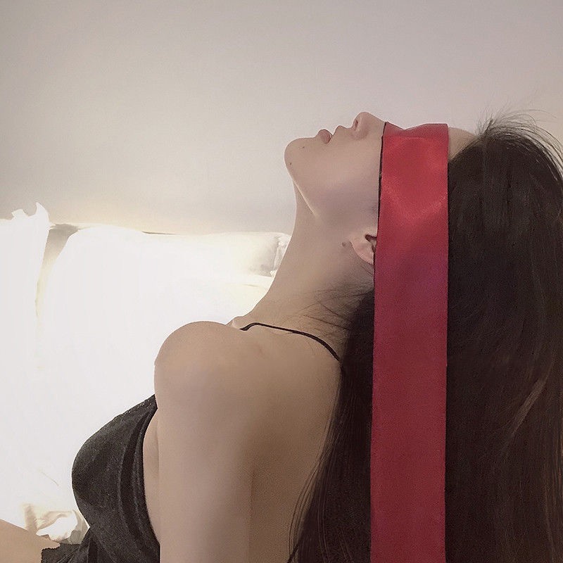 Khăn Lụa Che Mặt Quyến rũ, Băng Đô Bịt Mắt 2 Lớp Mềm Mịn PK07 Băng Đô Đỏ Đen dễ phối cosplay đồ ngủ sexy gợi cảm | BigBuy360 - bigbuy360.vn