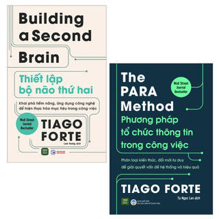 Combo Sách - Buiding A Second Brain - Thiết Lập Bộ Não Thứ Hai + The PARA Method - Phương Pháp Tổ Chức Thông Tin Trong C