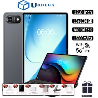 UODEGA Tap P70 Tablet với màn hình 12 inch Android13 Full HD Hỗ trợ SIM kép Dung lượng cực lớn 16GB+1TB 15000mAh COD Ult