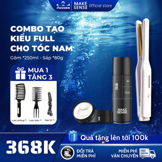  Combo Máy uốn tóc nam AGUMEN máy làm tóc xoăn tạo kiểu dành cho tóc ngắn nữ. Bảo Hành 12 tháng 1 đổi 1 