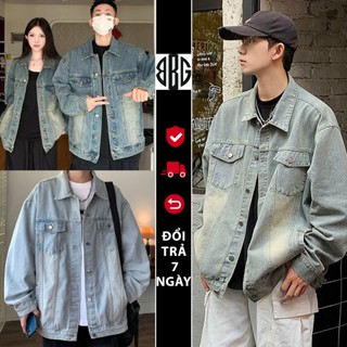 Áo Khoác Bò Jean Denim nam nữ Form Rộng Avocado, áo khoác bò Unisex Màu Xanh Đen Wash size S M L XXL chính hãng