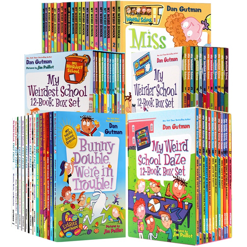 Sách - My Weirdest School, 12-book box set - Level 1-2-3-4-5
