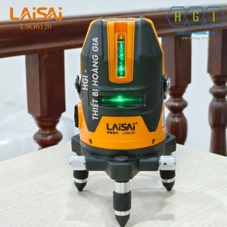 Máy cân mực laser 5 tia xanh LAiSAi LSG6120 dùng ngoài trời