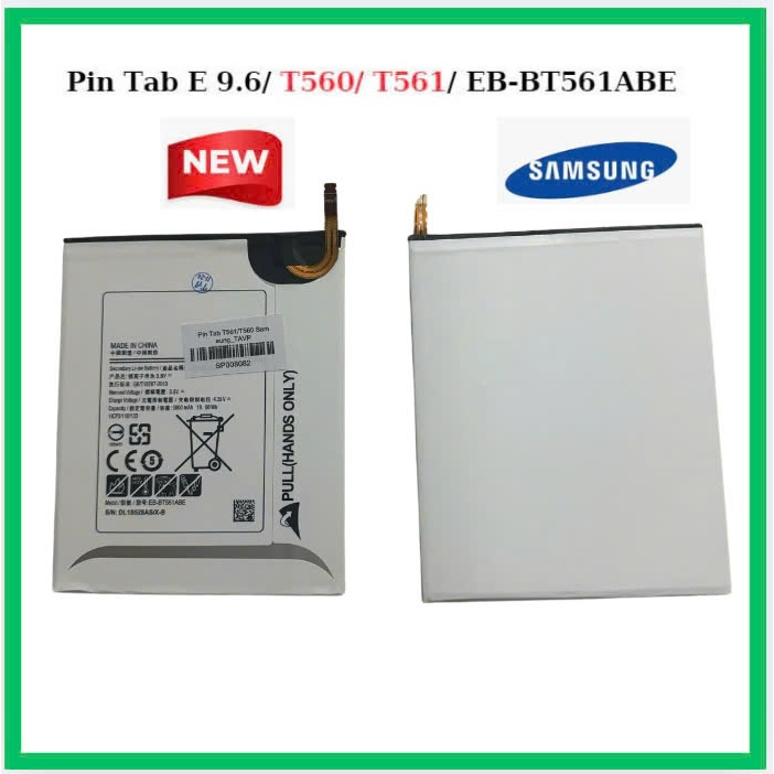 Pin Samsung Tab T561 / T560 / Tab E 9.6 (EB-BT561ABE),mới