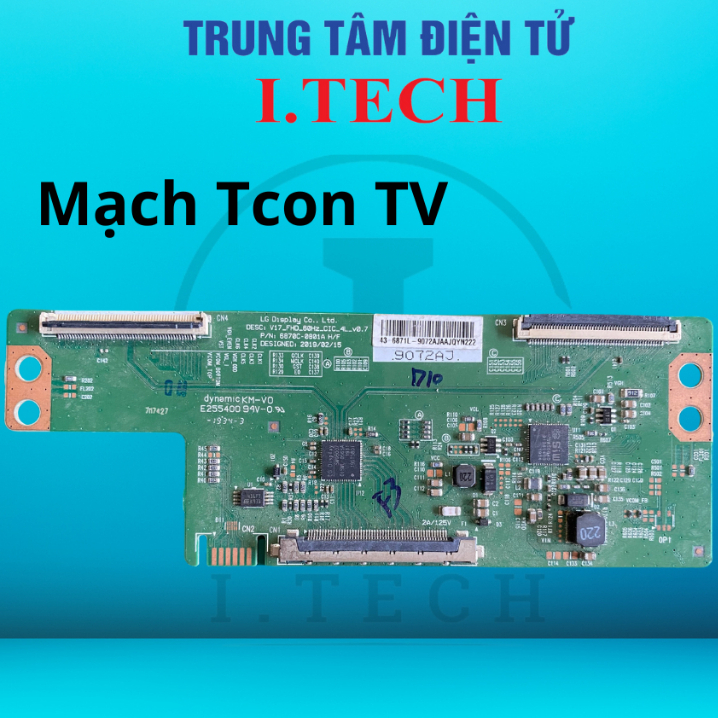 BO MẠCH TCON TIVI - Bo mạch tivi tháo máy
