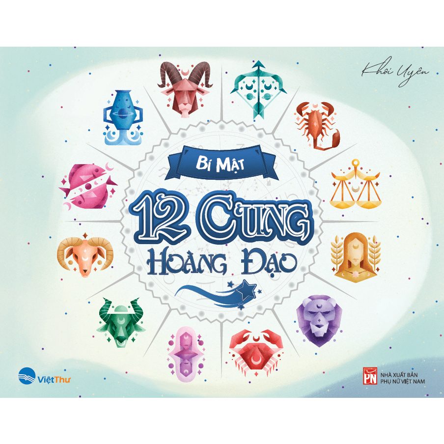 Sách - Tô Màu Bí Mật 12 Cung Hoàng Đạo (VTK)