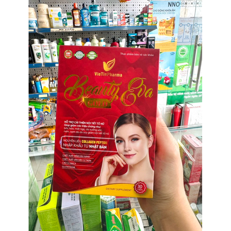 BEAUTY EVA GOLD CÂN BẰNG NỘI TIẾT NỮ, BỔ SUNG COLLAGEN ĐẸP DA